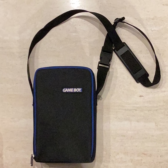 Vintage Nintendo GameBoy Carrying Case Large Authentic Game Boy Bag Holder Tray - Picture 12 of 13